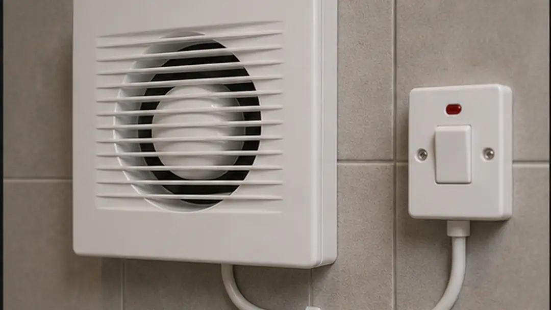 Illustrative extractor fan installation work in Laurencekirk