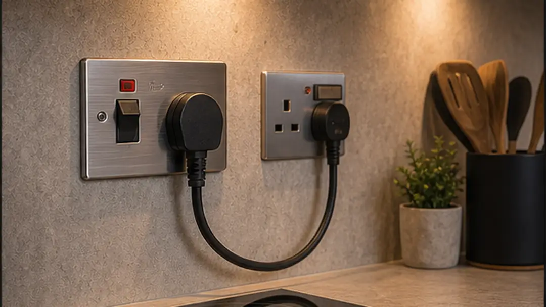 Illustrative kitchen electrical upgrades work in Laurencekirk
